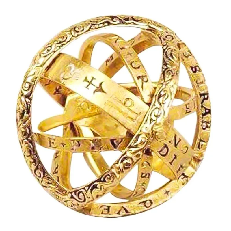 

Creative Astronomical Ball Ring Complex Rotating Flip Astronomical Ring Universe Student Constellation Ring 7 8 9