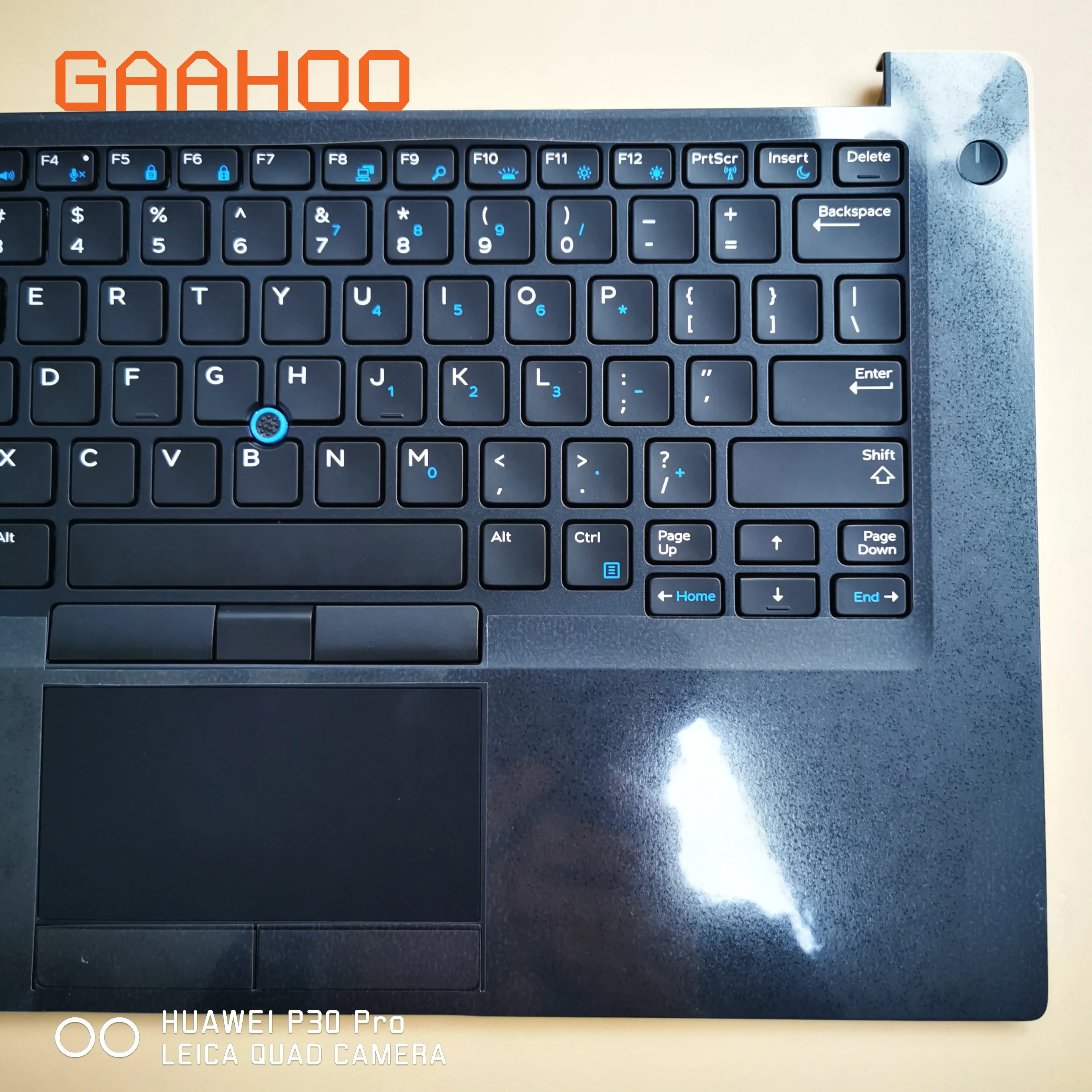 Клавиатура US для ноутбука Dell Latitude 7480 7490 сборка упора ноутбука/с клавиатурой