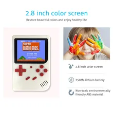 2,8 дюймов Ретро видео игровая консоль 8 бит портативные игровые мини-плееры встроенные 500 Ретро игры для классических игр Consola