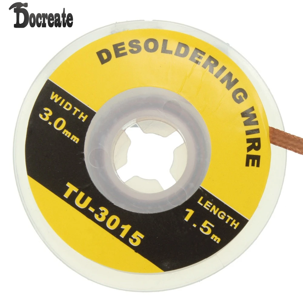 3mm Desoldering Braid Solder Remover Wick Wirein Power Tool