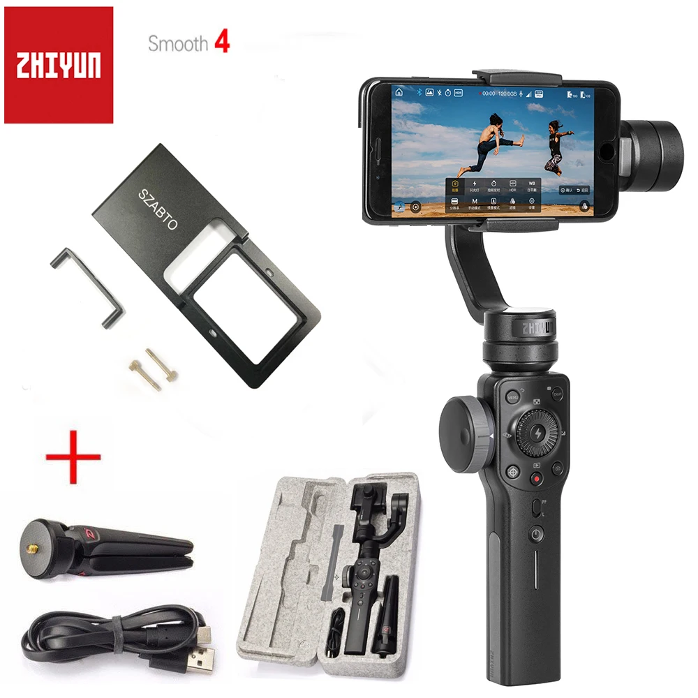 Zhiyun Smooth 4 3 Axis Handheld Gimbal Stabilizer for Smartphone Like