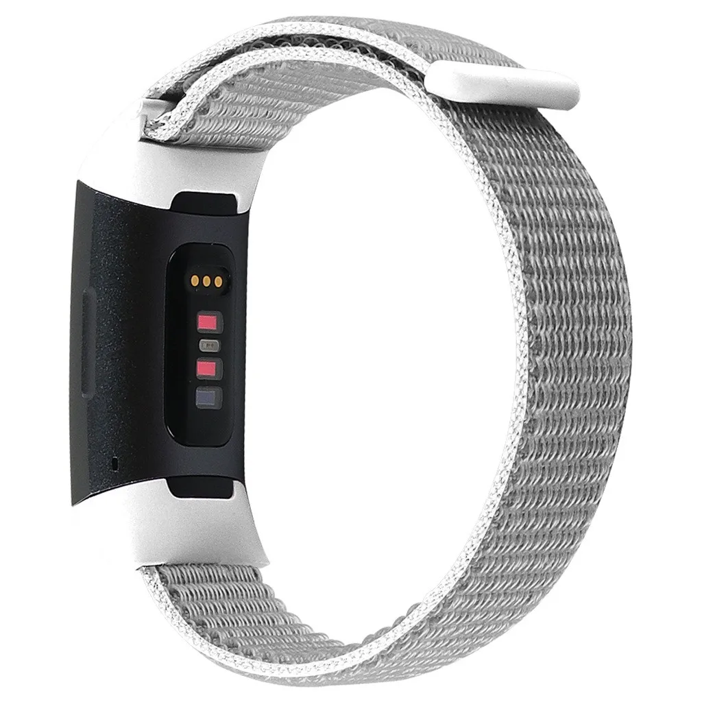 Сменный Мягкий Нейлоновый наручный ремешок для Fitbit Charge 3 ремешки Спортивная петля ремешок умные часы полосы стильный дизайн