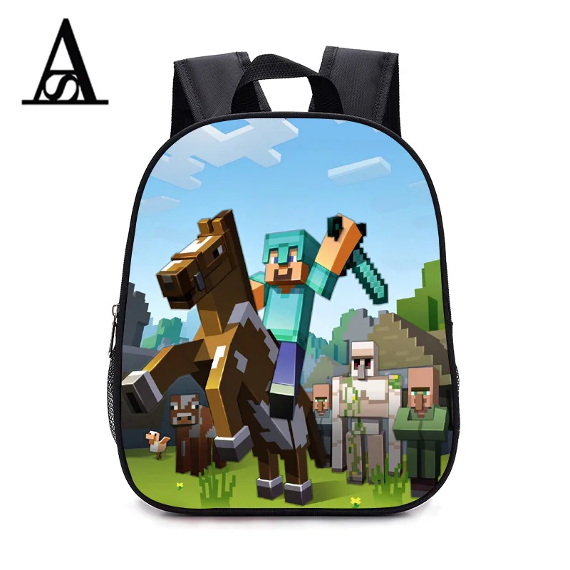 Dibujos Animados Mochila Escolar niños Minecraft alumnos escuela impresión  juego caliente mochilas Sac A Dos para niños y niñas Mochila|Mochilas  escolares| - AliExpress