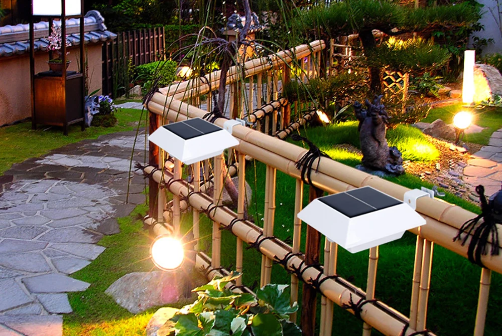 GO OCEAN Solar Lamps Solar Powered Lights IP 44 Fence Sensor Outdoor Lighting Garden Lights Decoration Garden Light (12)