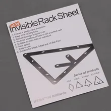 Бильярд мяч в Стойку Магия Стойки Невидимый Стойку лист ПВХ 6 шт./компл. Для 8 мяч/9 мяч/10 мяч