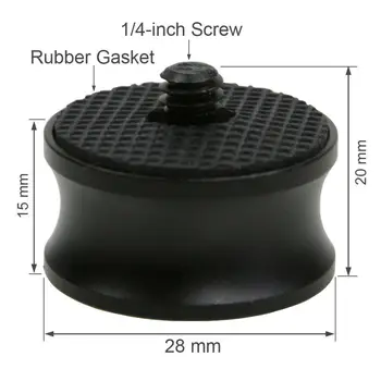 

1/4" M-3/8" F Screw Adapter Converter Aluminum Alloy for Tripod Monopod QR Plate