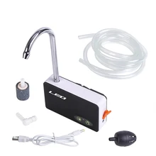 3-в-1 мини аквариум Оксигенатор водяной насос бесшумный USB Перезаряжаемые насосная кислородный аэратор воздушный насос с огни-приманка для рыбы