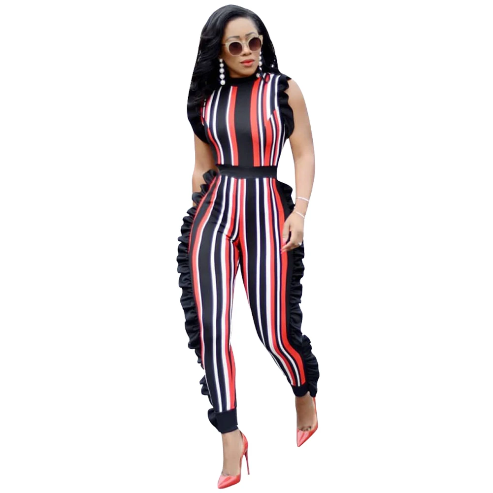 Plus Size Jumpsuits for Women Sexy 2019 Summer Elegant Sleeveless ...