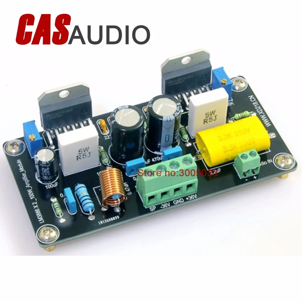 LM3886X2 100W Parallel Mono Amplifier Board Hi fi Class AB Assembled