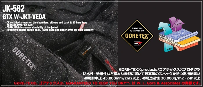 KOMINE JK-562 GTX winter jacket VEDA 