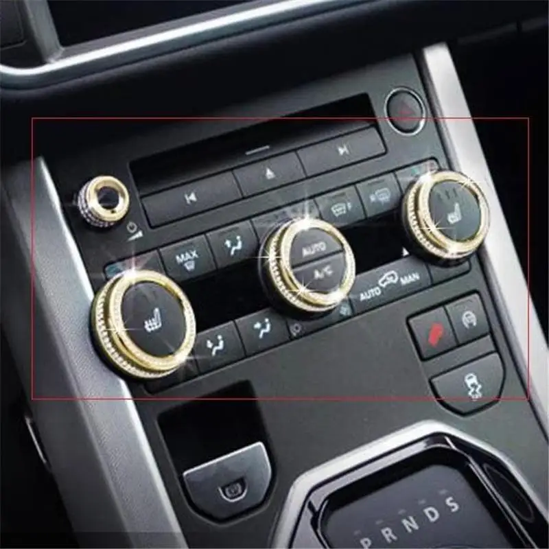 

Control system automobile upgraded car styling bright sequins sticker strip decoration 13 14 15 16 17 FOR Land Rover Evoque