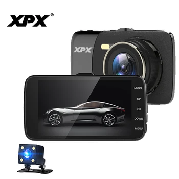 

Dash cam XPX P8 Car dvr Rear view camera Full HD 4 inch sceen Wide angle Parking monitor DVR Dashcam Video recorder