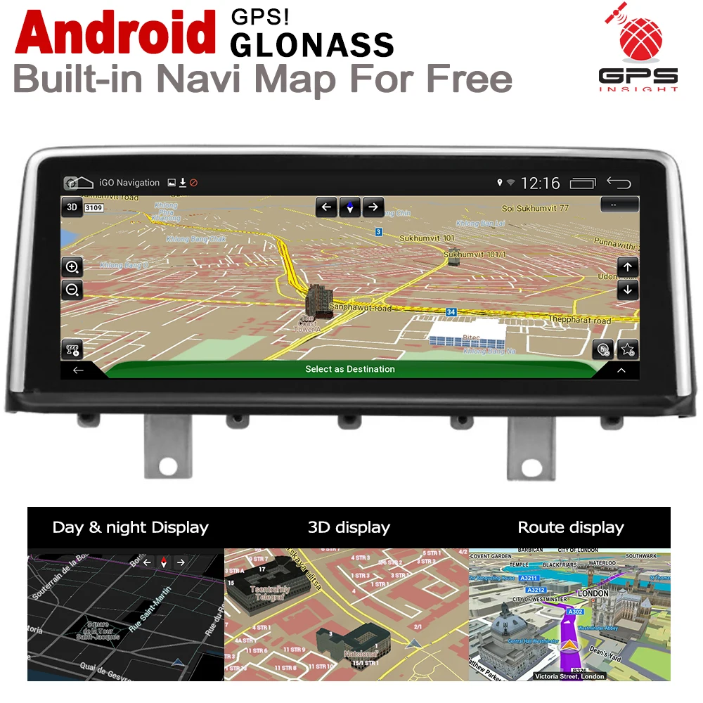 Clearance 10.25" HD Screen Stereo Android 7.0 up Car GPS Navi Map For BMW M4 F82 F83 2013~2017 NBT Original Style Multimedia Player Auto 2