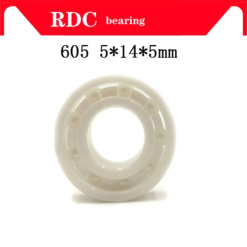 

Free Shipping 605 5x14x5mm High quality full ZrO2 ceramic ball bearing zirconia bearing 5*14*5mm Factory sales