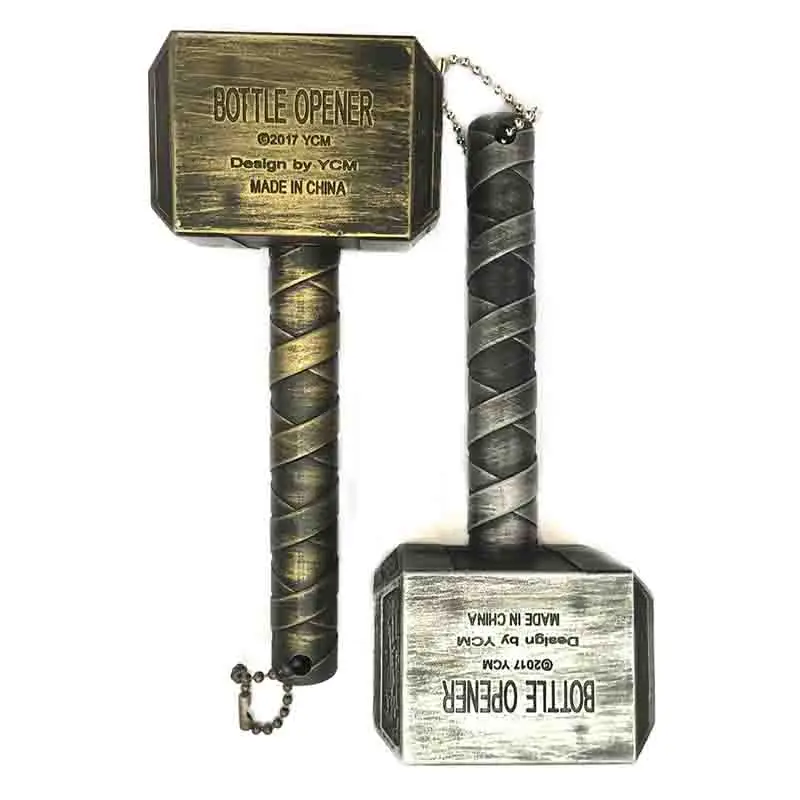 

The Avengers Magnet Beer Bottle Openers Hammer Of Thor Shaped Beer Bottle Opener With Long Handle Bottler Opener Beer