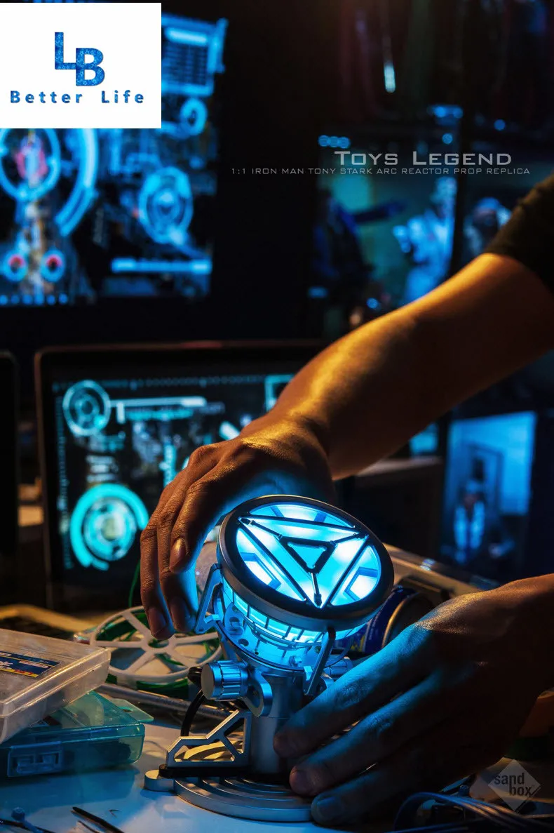 Iron Man 3 Tony Stark Chest Lights 1 1 Toys Legend Ark Reactor