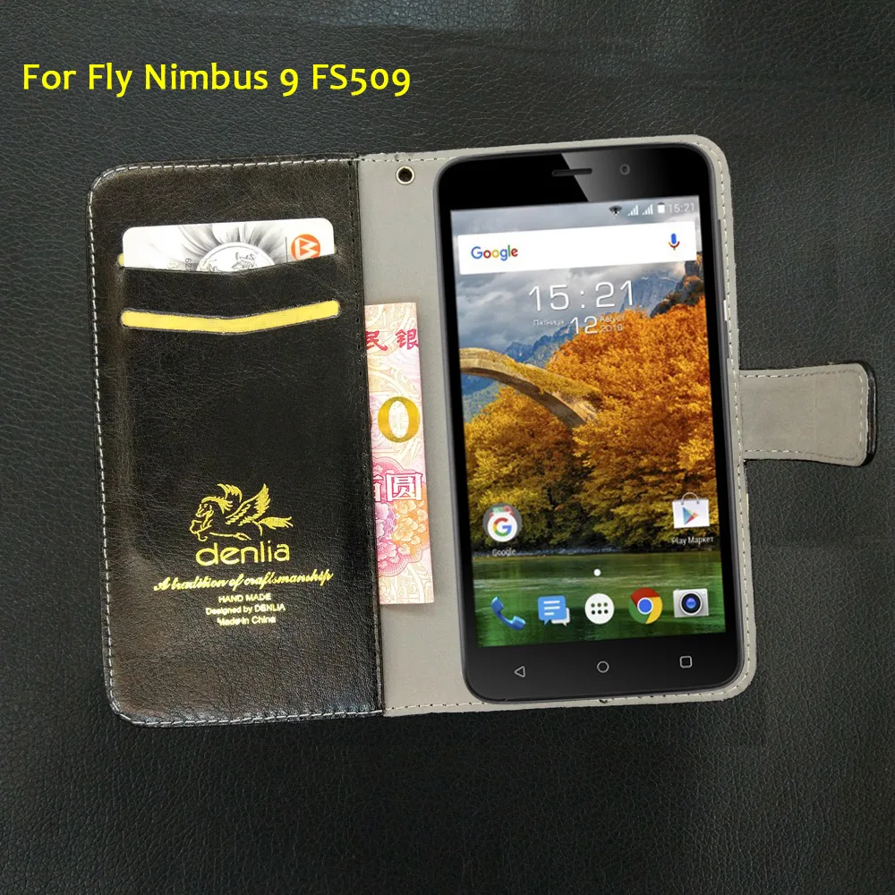 TOP New! Fly Nimbus 9 FS509 Case 5 Colors Flip Leather Case Exclusive