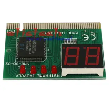 

by dhl or ems 500 pieces New PC diagnostic 2-digit pci card motherboard tester analyzer post code for computer PC Newest