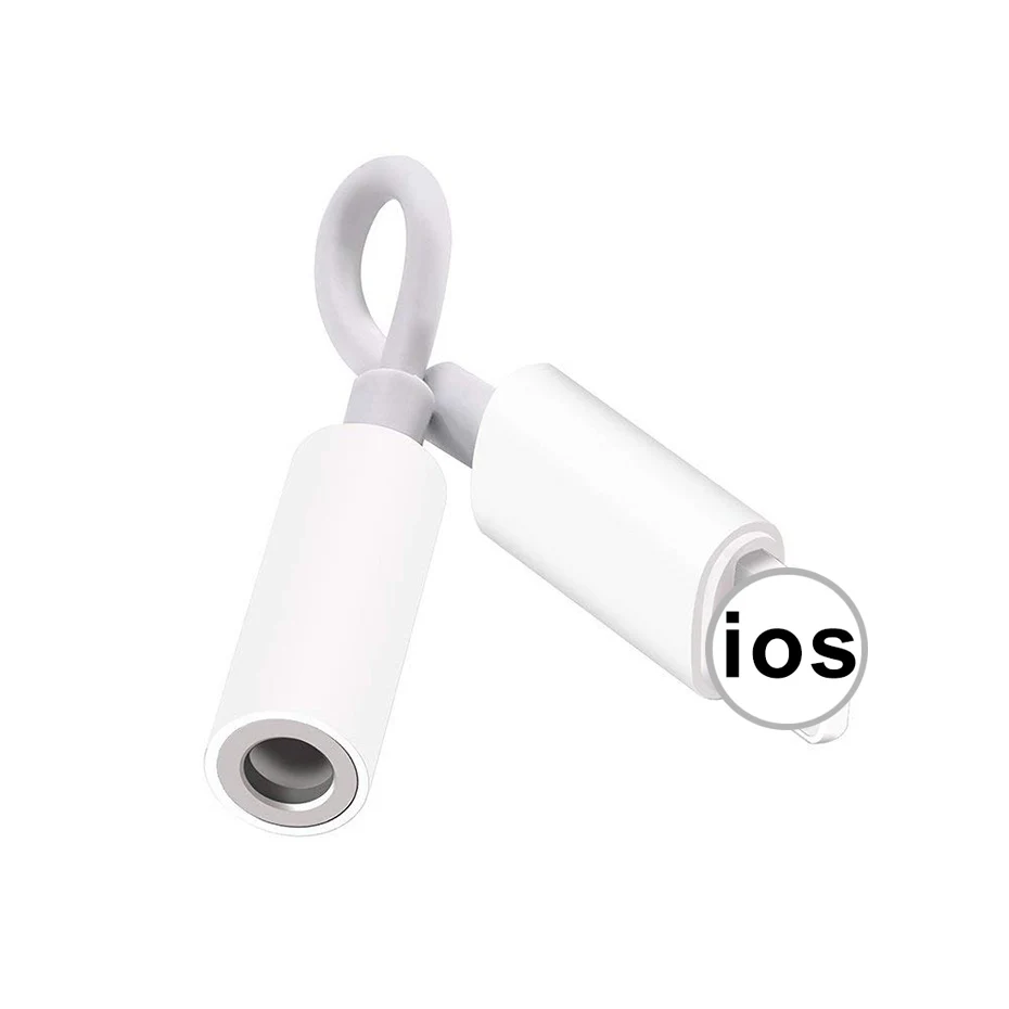 HORUG IOS 11 12 Headphone Adapter For iPhone 7 6 8 X XS XR Earphone AUX Adapter For Lightning Female To 3.5mm Male Adapter Cable (11)