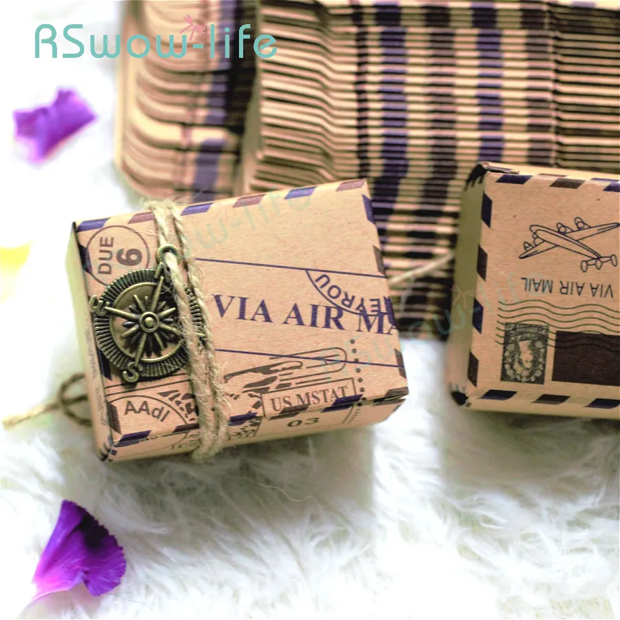 

Packing Box Kraft Paper Candy Boxes Mail Plane Candy Box Chocolate Boxs For Gift Package For Friends