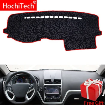 

Rose Pattern Non-slip Dashmat Dash Mat Dashboard Cover Pad Cover Carpet Car Sticker for GEELY EMGRAND EC7 2014-2015 Car Styling