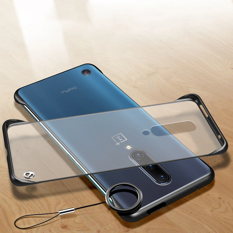 Для Oneplus 7 Pro 7 Чехол антидетонационный матовый без оправы акриловое кольцо чехол для Oneplus 7 1+ 7 7Pro чехол для телефона с металлическое кольцо