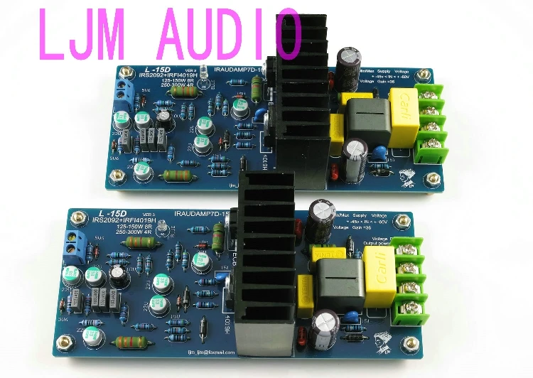 L15D 300 Вт + усилитель мощности класса D комплект IRS2092 IRFI4019H по LJM|amplifier class|class d power