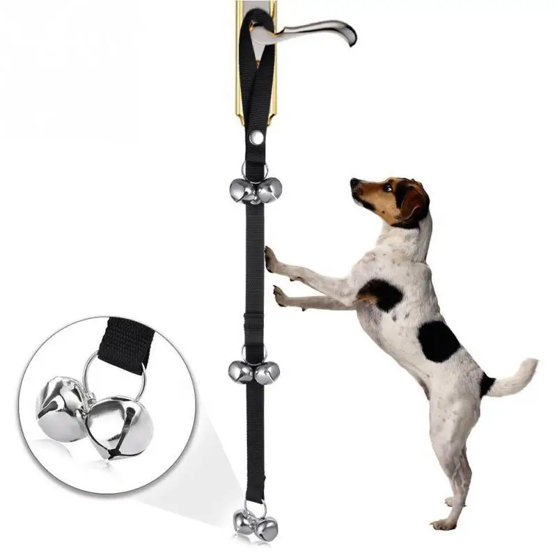 Лидер продаж Pet Кинологический дверной звонок Training колокол веревки собака дверной звонок веревку щенок игрушка для домашних животных