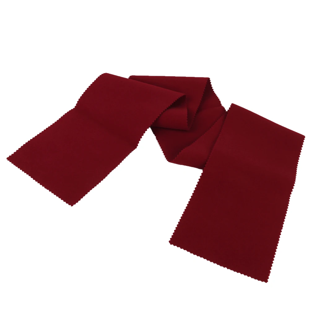 128 x 15cm Red Soft Material Felt Piano Key Cover Keyboard Dust Cover Musical Instruments Accessory