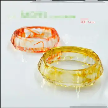 

New Pure hand Silicone mould Diamond - shaped surface bracelet Mould DIY Resin Bracelet Jewellery Mold resin molds for jewelry