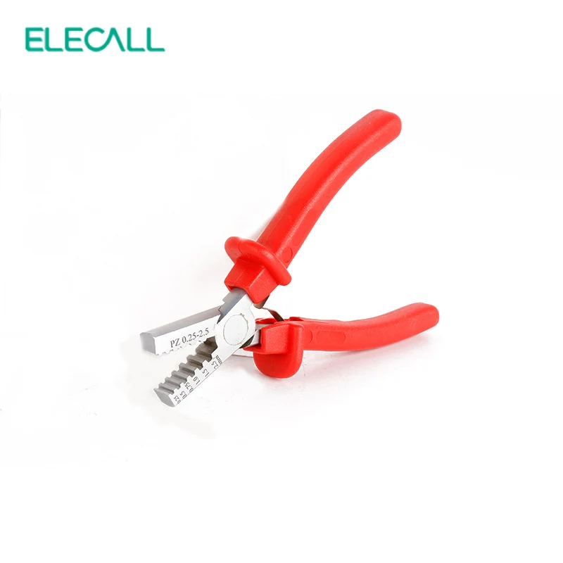 ELECALL PZ 0 25 2 5 мини тип саморегулирующиеся обжимные плоскогубцы 2.5mm2 зажимы клеммы