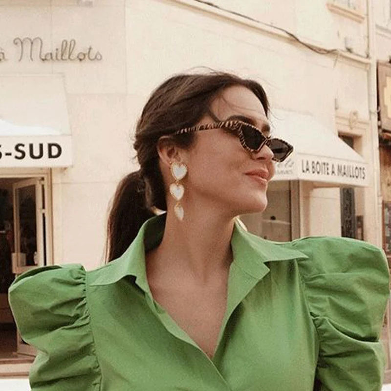 

Trendy Vintage Style Earrings Heart And Star Hoop Earring Sweet Women's Earrings Big Ring Drop Earring European Design Gift