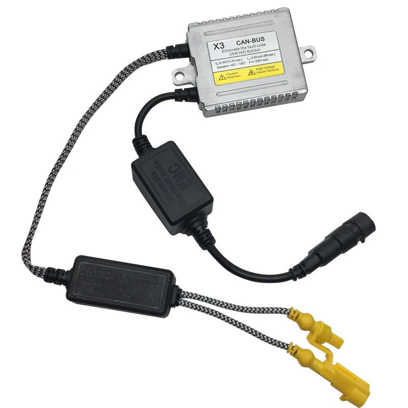 [Ballast Only]2X12V 35W canbus hid ballast error free slim metal ballast  for 9012 H7R PSX24W H15 xenon ballast canceller (4)