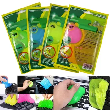 

10Pcs Dust Cleaning Gel Magic Clean Gum Super Soft Sticky Cleaner for Keyboard Keypad Phone MJJ88