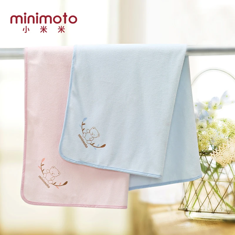 Minimoto, 1 шт., сменная пеленка для новорожденных, водонепроницаемый лайнер, матрас подгузник с рисунком, бамбуковое волокно, детская кроватка, сменный коврик