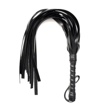 Sex Leather Whip Riding Crop,Spanking BDSM Bondage Paddle ,Fetish Rod Whip Flogger,Sex Toys for Couples BDSM Cosplay Bondage 3