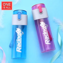 One Is All GYBL280 600ML Plastic Student Sport Water Bottles Portable Leak Poof Travel Juice Drinking Bottle