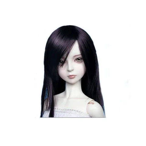 

[wamami] 02# Black Wig Straight Wig For 1/3 SD DOD BJD Dollfie 8-9"
