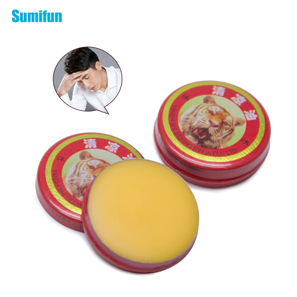 Sumifun 5 шт./10 шт. красный тигровый бальзам мазь Эфирное охлаждение масла освежающий