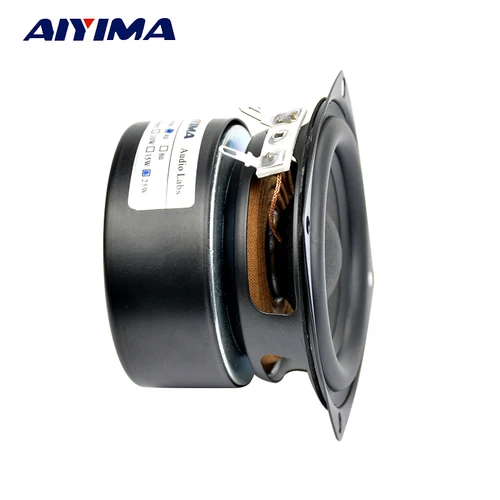 AIYIMA-서브 우퍼 3 인치 25W HiFi 서브 우퍼 스피커, 4 8 옴 우퍼 오디오 사운드 스피커 베이스 라우드 스피커 홈 시어터 DIY, 1 개 3