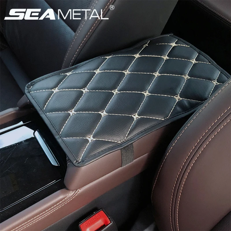 

Accessories Car Armrest Mat Auto Interior Armrests Storage Box Mats Leather Storage Box Carpet Protector Pad Goods Car Styling