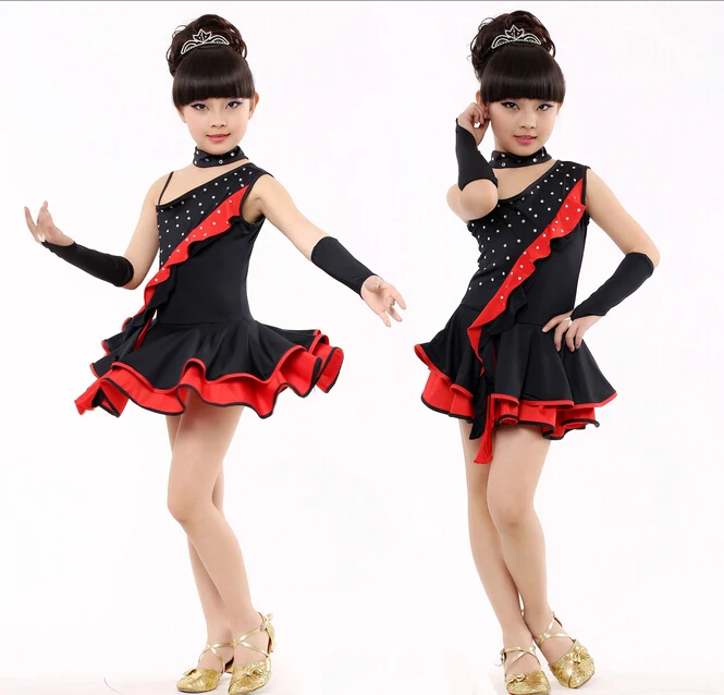 kid girls latin dance costumes dresses for sale Ballroom Dance Costume
