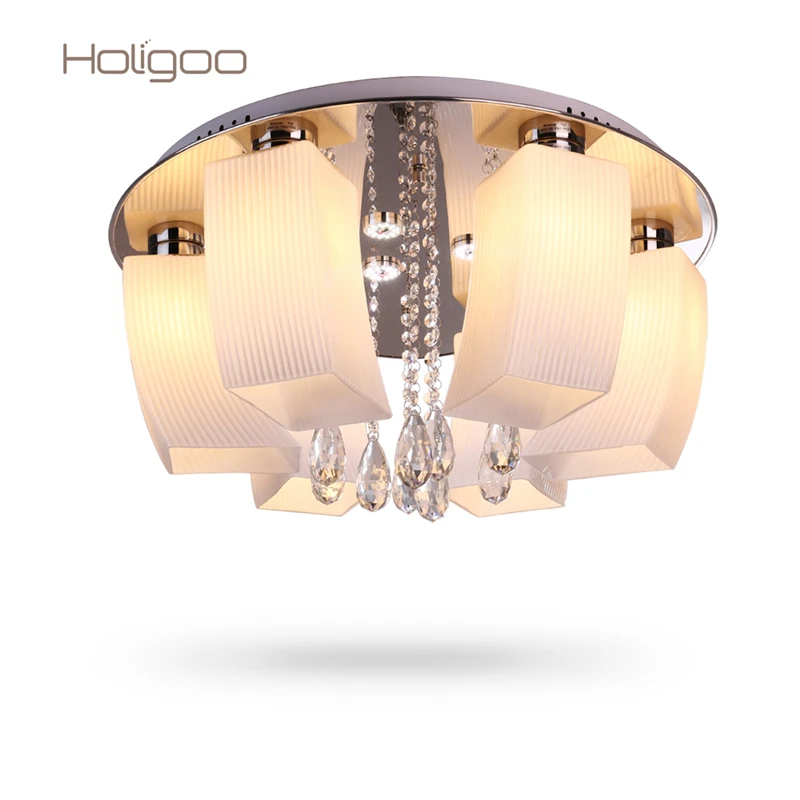 Holigoo Novelty Flower Led Ceiling Lights For Living Room Luminarias Sala Ceiling Fixtures
