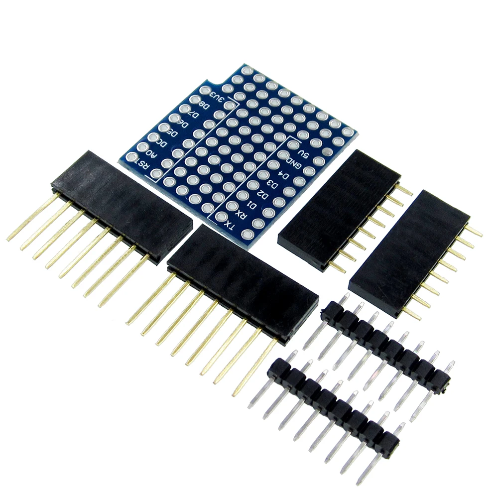 ProtoBoard Shield for WeMos D1 mini double sided perf board Arduino Compatible 