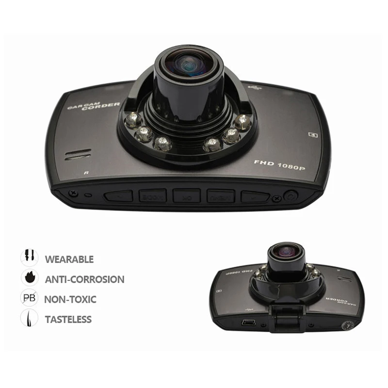 G30 Автомобильный видеорегистратор 2 7 дюймов Full HD 1080P с двумя объективами ночного
