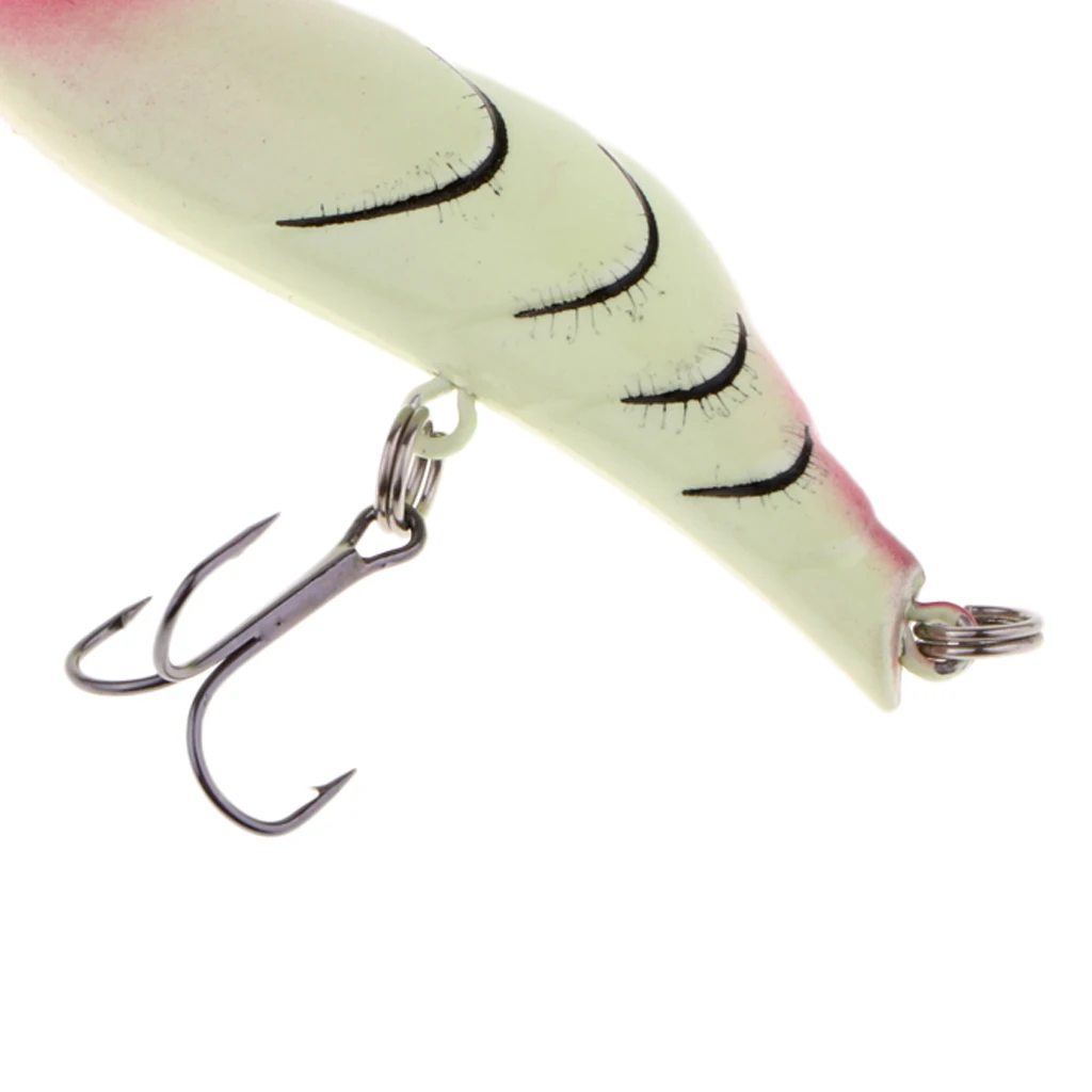 Perfeclan Fishing Lure Shrimp Lure Squid 8cm/15g Hard Jig Baits Swing Shrimp Squid Lure Squid Jigs Fishing Lures