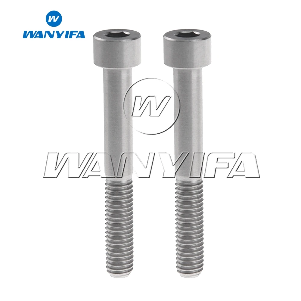 Титановый "Wanyifa" Ti M8X60mm DIN912 Gr5 шестигранный винт с головкой под торцевой ключ Винт 2 шт./лот