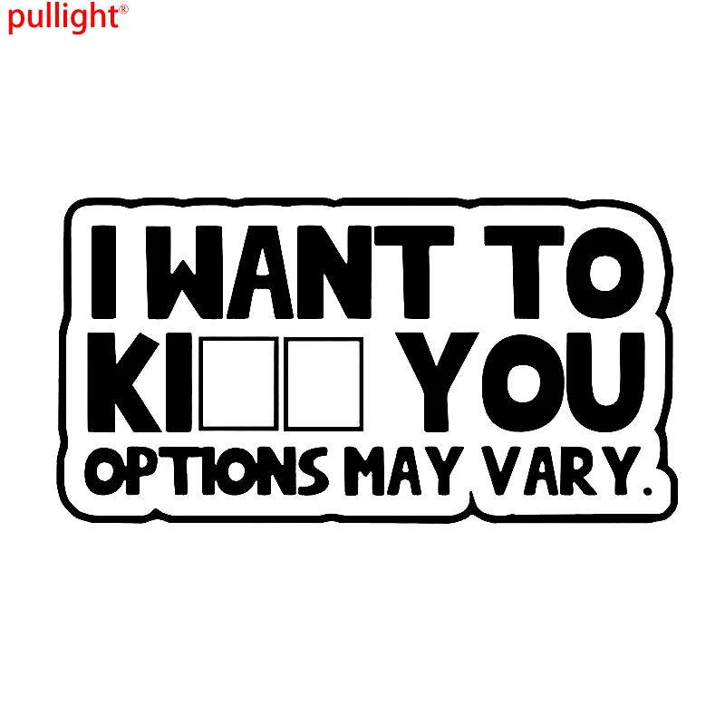 Виниловая наклейка с надписью Kiss or Kill|vinyl decals stickers|decal stickerfunny car |