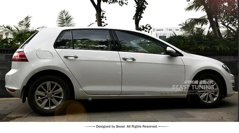 Chrome Door Handle Cover Trim For VW Volkswagen Golf 7 MK7 demo picture (3)