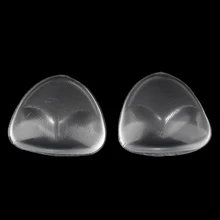 250pcs/lot New Sexy Women Bikini Bra Insert Silicone Triangle Pads Breast Enhancer Swimsuit Pushing-up